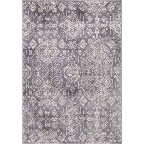 Concord Global Trading Concord Global 46263 2 ft. 7 in. x 4 ft. Lara Santa Fe - Gray 46263